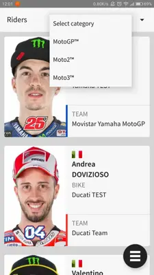 MotoGP android App screenshot 9