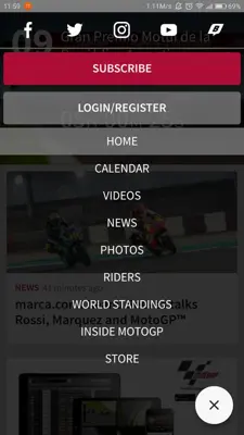 MotoGP android App screenshot 1