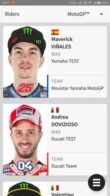 MotoGP android App screenshot 7