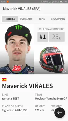 MotoGP android App screenshot 8